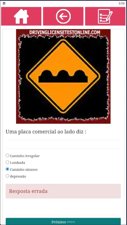 Teste De Habilitação No Brasil screenshot